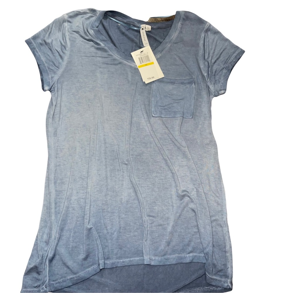 NWT Denim & Gauge Denim Blue Pocket Tee MSRP $58 - Size M